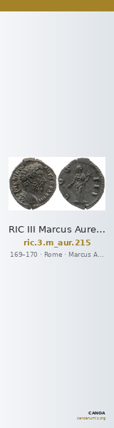 RIC III Marcus Aurelius 215 — CANOA