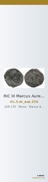 RIC III Marcus Aurelius 216 — CANOA