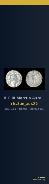 RIC III Marcus Aurelius 22 — CANOA