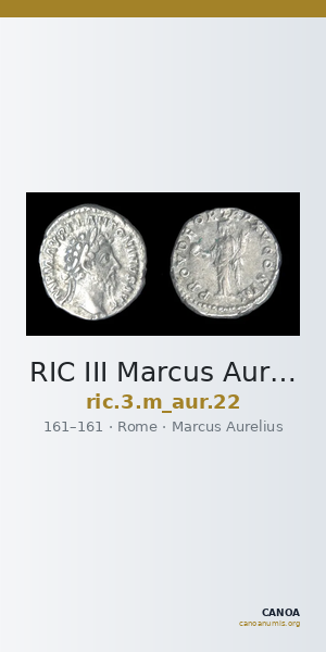 RIC III Marcus Aurelius 22 — CANOA