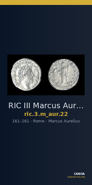 RIC III Marcus Aurelius 22 — CANOA
