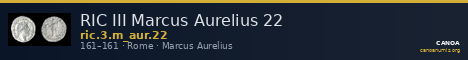 RIC III Marcus Aurelius 22 — CANOA