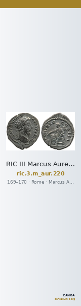 RIC III Marcus Aurelius 220 — CANOA