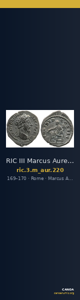 RIC III Marcus Aurelius 220 — CANOA