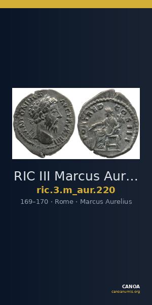 RIC III Marcus Aurelius 220 — CANOA