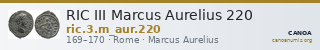 RIC III Marcus Aurelius 220 — CANOA