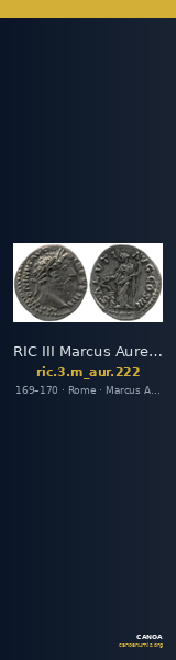 RIC III Marcus Aurelius 222 — CANOA