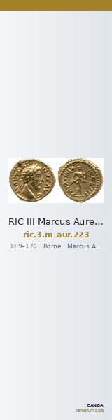RIC III Marcus Aurelius 223 — CANOA