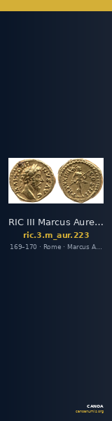 RIC III Marcus Aurelius 223 — CANOA