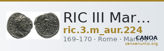 RIC III Marcus Aurelius 224 — CANOA
