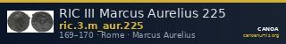 RIC III Marcus Aurelius 225 — CANOA