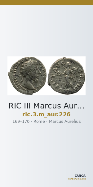 RIC III Marcus Aurelius 226 — CANOA