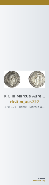RIC III Marcus Aurelius 227 — CANOA