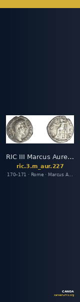 RIC III Marcus Aurelius 227 — CANOA