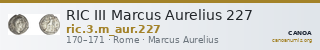 RIC III Marcus Aurelius 227 — CANOA
