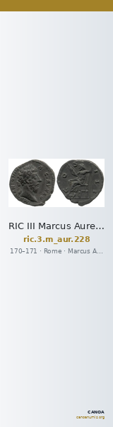 RIC III Marcus Aurelius 228 — CANOA