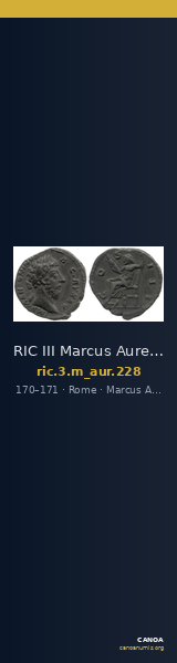 RIC III Marcus Aurelius 228 — CANOA