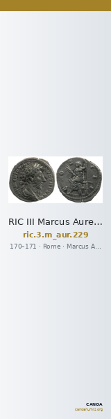 RIC III Marcus Aurelius 229 — CANOA