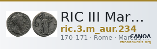 RIC III Marcus Aurelius 234 — CANOA
