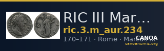 RIC III Marcus Aurelius 234 — CANOA