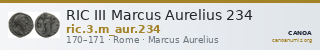 RIC III Marcus Aurelius 234 — CANOA