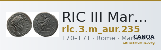 RIC III Marcus Aurelius 235 — CANOA