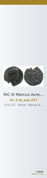 RIC III Marcus Aurelius 237 — CANOA