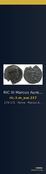 RIC III Marcus Aurelius 237 — CANOA