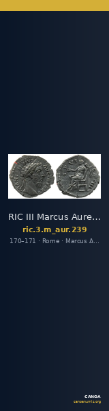 RIC III Marcus Aurelius 239 — CANOA