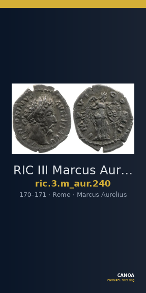 RIC III Marcus Aurelius 240 — CANOA