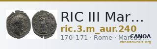RIC III Marcus Aurelius 240 — CANOA