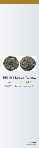 RIC III Marcus Aurelius 241 — CANOA