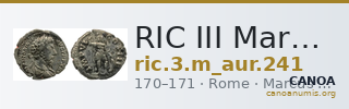 RIC III Marcus Aurelius 241 — CANOA