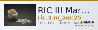 RIC III Marcus Aurelius 25 — CANOA