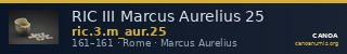 RIC III Marcus Aurelius 25 — CANOA