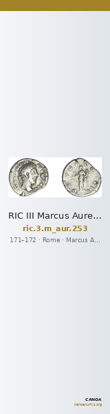 RIC III Marcus Aurelius 253 — CANOA