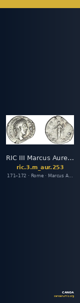 RIC III Marcus Aurelius 253 — CANOA