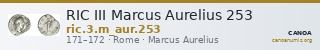 RIC III Marcus Aurelius 253 — CANOA