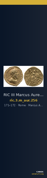 RIC III Marcus Aurelius 256 — CANOA