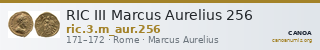 RIC III Marcus Aurelius 256 — CANOA