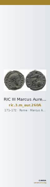 RIC III Marcus Aurelius 260A — CANOA