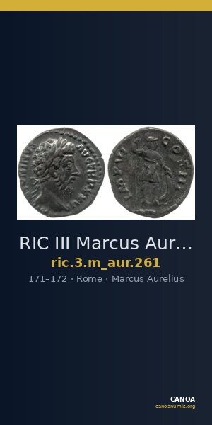 RIC III Marcus Aurelius 261 — CANOA
