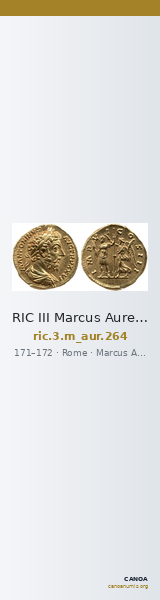 RIC III Marcus Aurelius 264 — CANOA