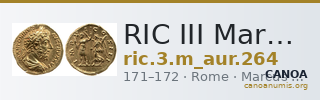 RIC III Marcus Aurelius 264 — CANOA