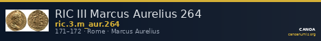 RIC III Marcus Aurelius 264 — CANOA