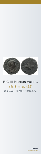 RIC III Marcus Aurelius 27 — CANOA