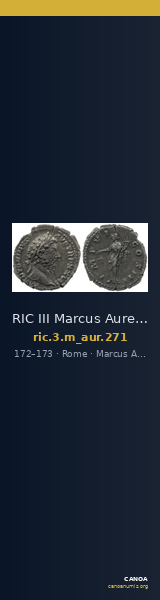 RIC III Marcus Aurelius 271 — CANOA