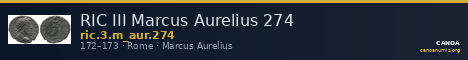 RIC III Marcus Aurelius 274 — CANOA