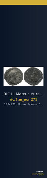 RIC III Marcus Aurelius 275 — CANOA