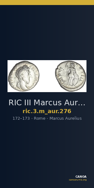 RIC III Marcus Aurelius 276 — CANOA